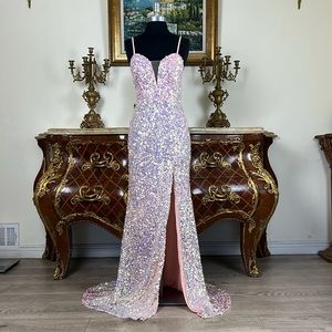 Women,formal all over sequins Glimmering sparkling special Occasion prom…